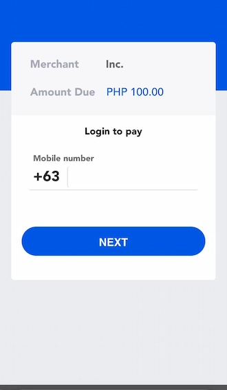 Step 3: Provide a phone number to log in to your GCash account